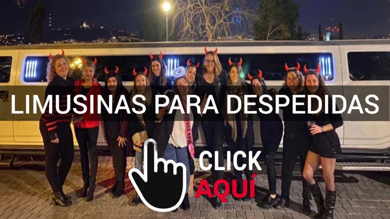 Grupo de jóvenes celebrando sus 18 años frente a una limusina negra iluminada, con ambiente festivo y detalles modernos que reflejan una noche especial.