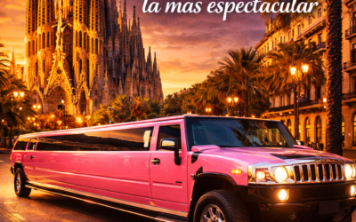 Limusina rosa Hummer en Barcelona: la más espectacular