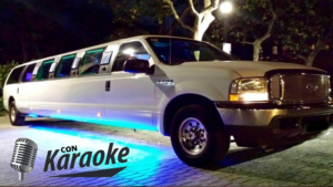 Ford tipo Hummer blanca para 12 personas