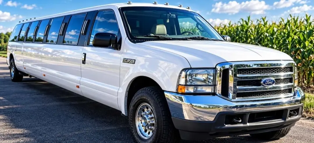 Limusina Ford Hummer blanca de 12 personas en Barcelona