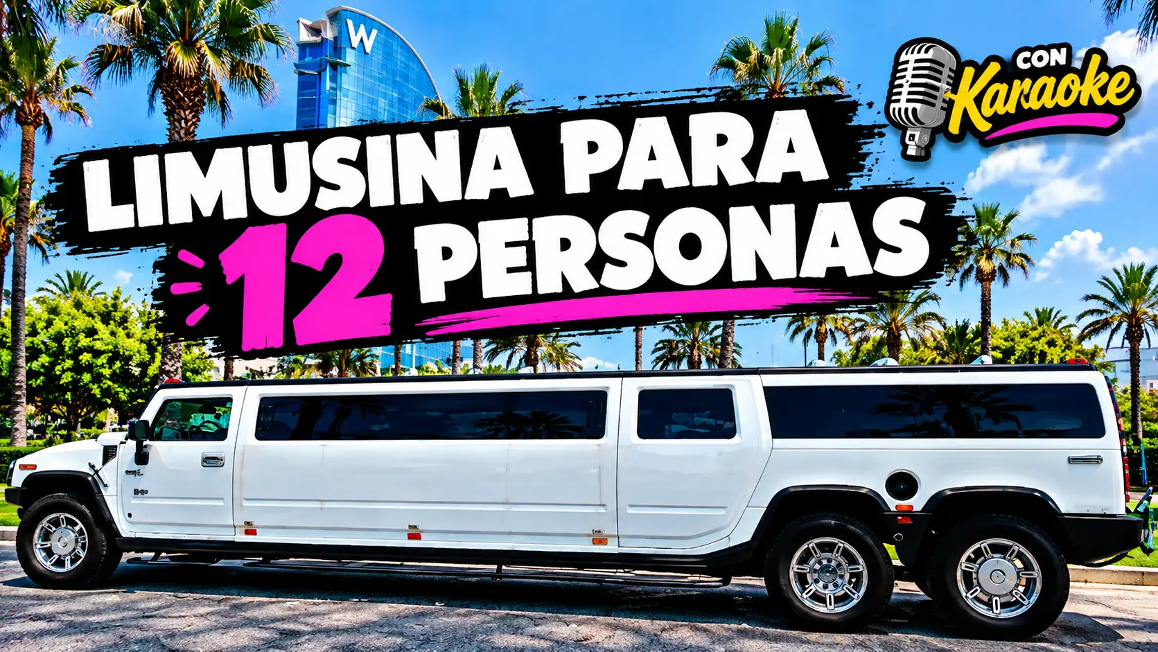 Limusina para 12 personas en Barcelona